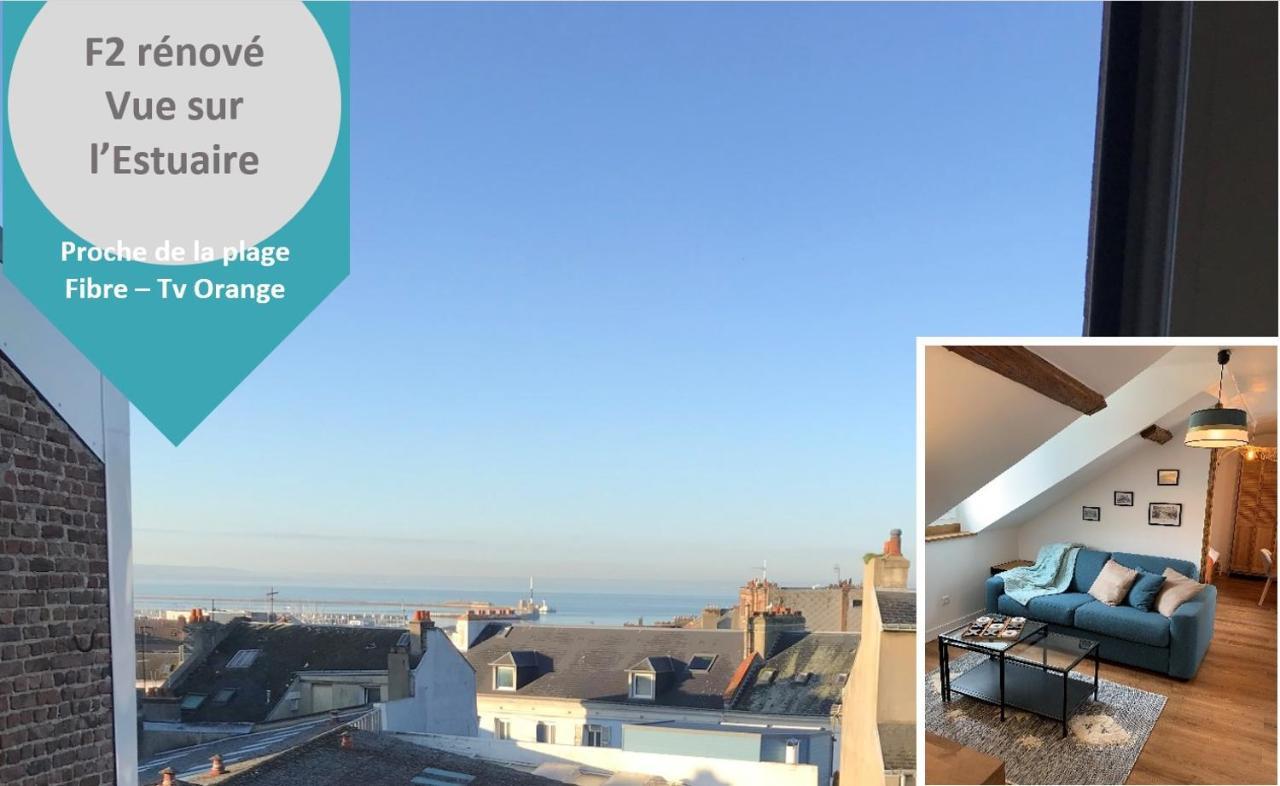 Appart LH L'Estuaire - F2 vue mer proximité plage El Havre Exterior foto